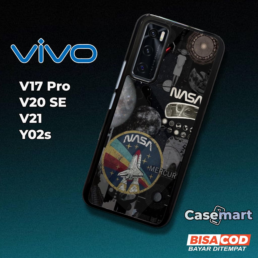 Case Vivo V17 Pro V20 SE V21 Y02s [NASA] Casing Hp Vivo V17 Pro V20 SE V21 Y02s CASEMART Case Hp VIV