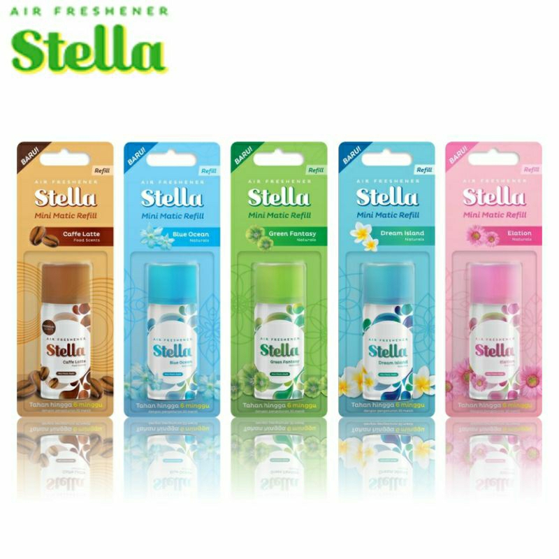 Refill Pengharum Ruangan Stella Mini Matic 40 ml/ Isi Ulang pewangi Rungan