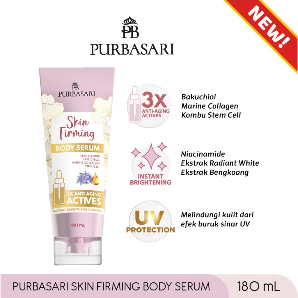 PURBASARI Body Serum (White Glow &amp; Skin Firming) - 180 ML