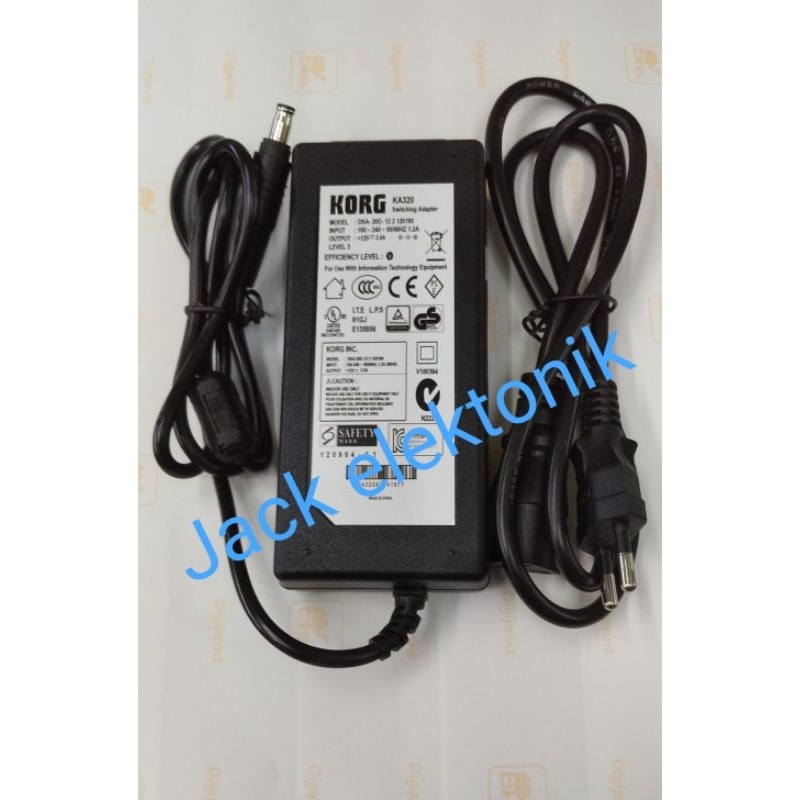 AC adaptor keyboard KORG EK-50 kualitas bagus