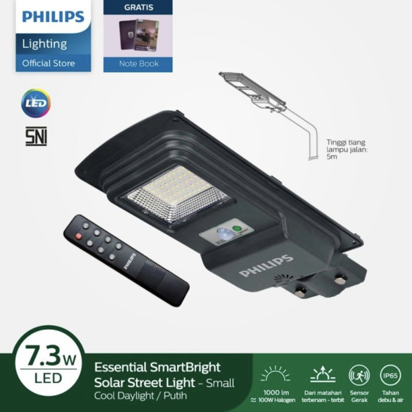 Lampu jalan solar philips kecil pju solar