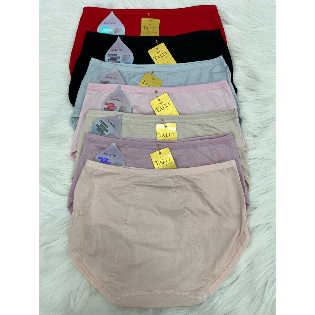 CD MENS 8362 TALLY - Tally 8362 Cd Celana Dalam Wanita Haid Menstruasi Sanitary Pants All Size Fit L XL TALLY 8362 - CD MENSTRUASI / SANITARY PANTY - CD CELANA DALAM WANITA -TALLY Celana Dalam Menstruasi Bahan Katun Fit to L - XL Anti Tembus CD 8362