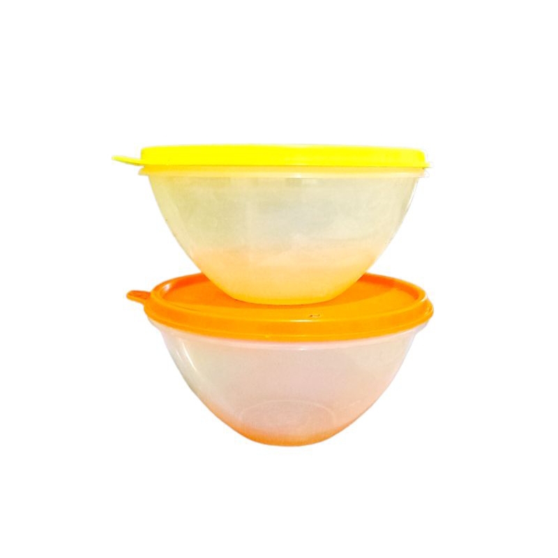 2 set canister tupperware/ toples tupperware/ mangkok tutup tupperware/ mangkuk plastik tutup/contai