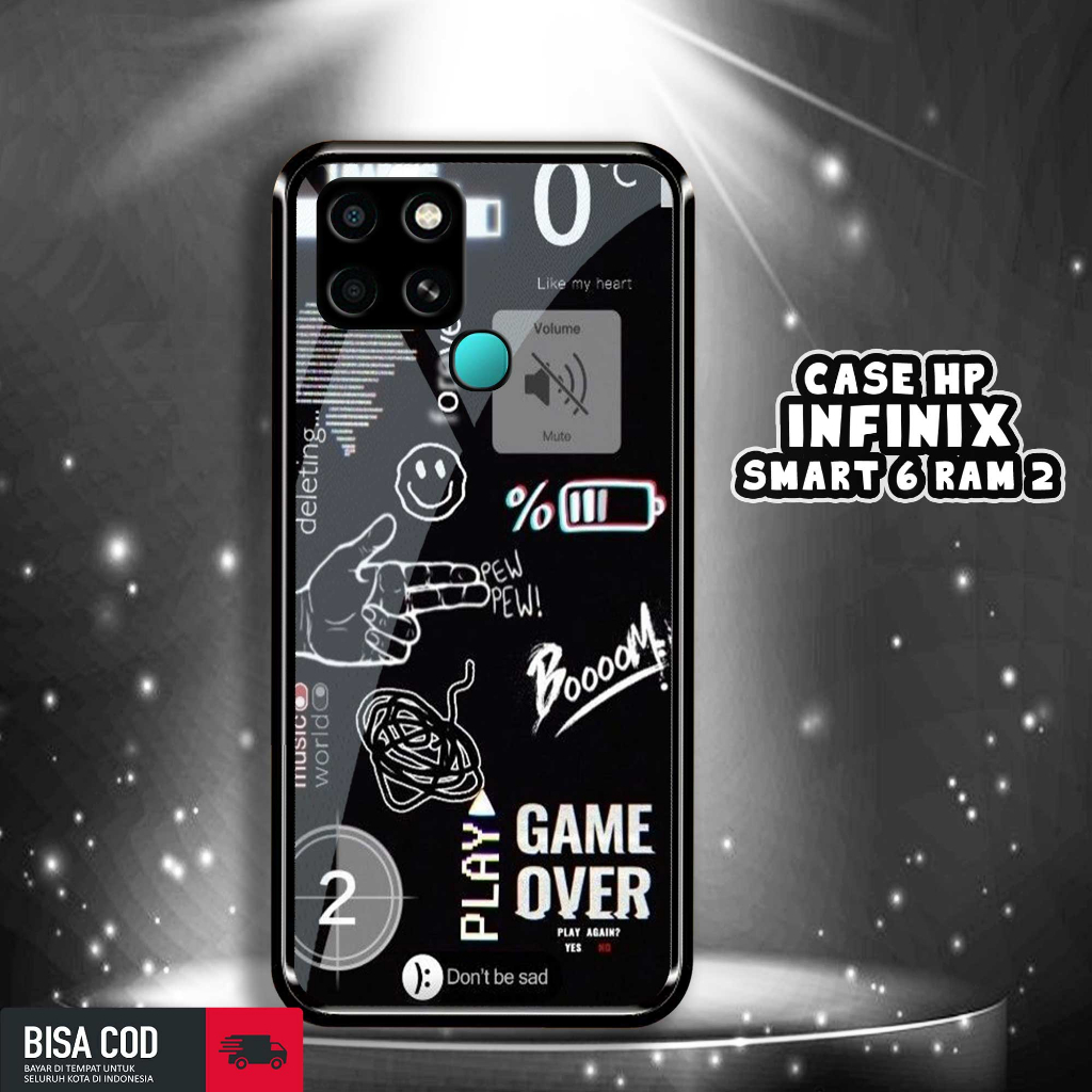 Case INFINIX SMART 6 RAM 2 Motif [NASA TICKET] Casing INFINIX SMART 6 RAM 2 TERBARU Hardcase Glossy 