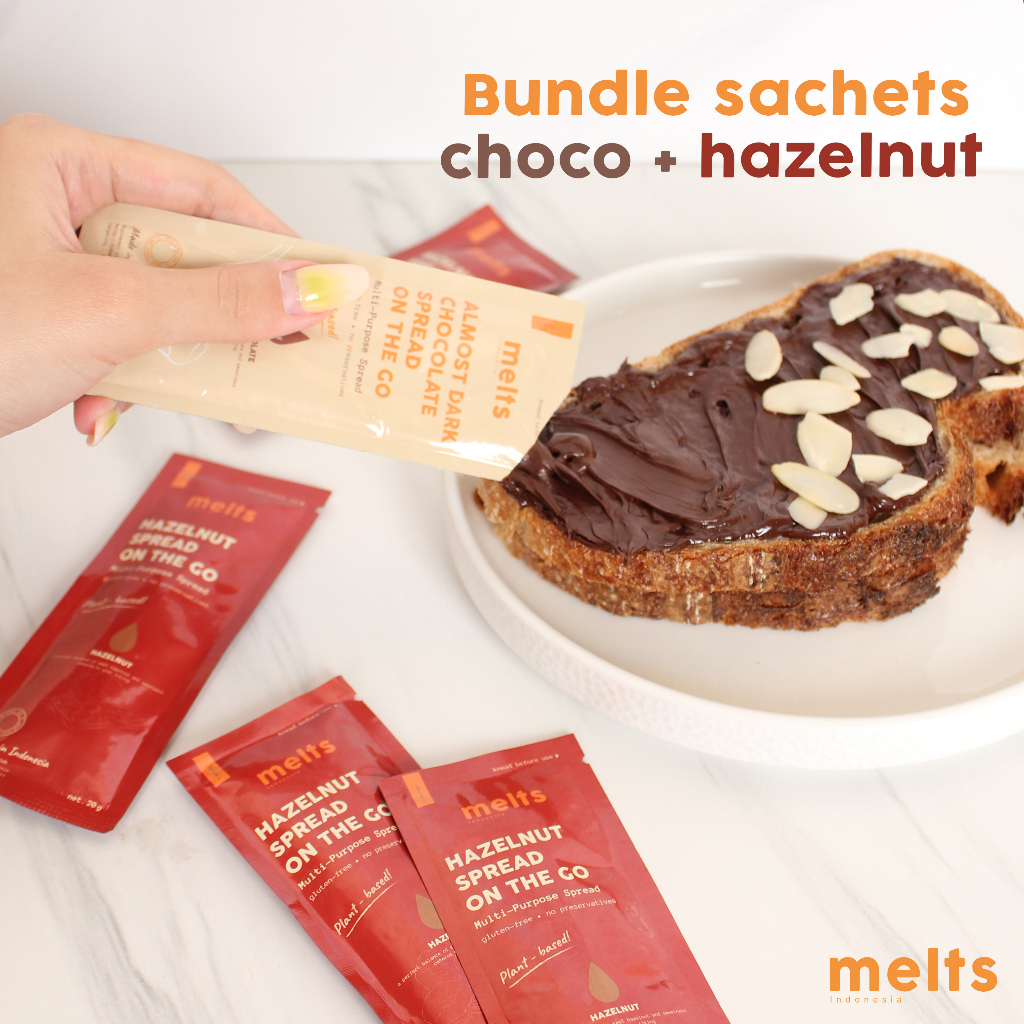 Melts On The Go -  Bundle Sachets 2 rasa (Gluten Free, Vegan)