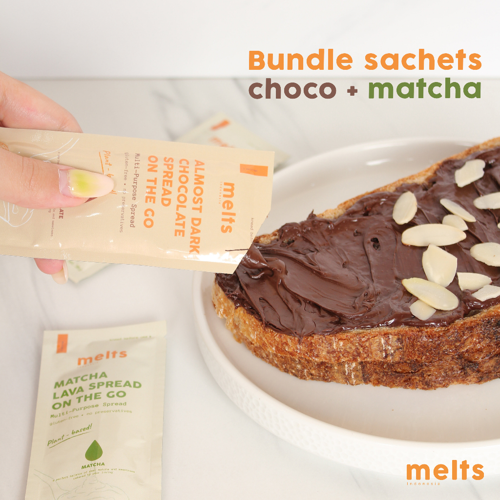 Melts On The Go -  Bundle Sachets 2 rasa (Gluten Free, Vegan)