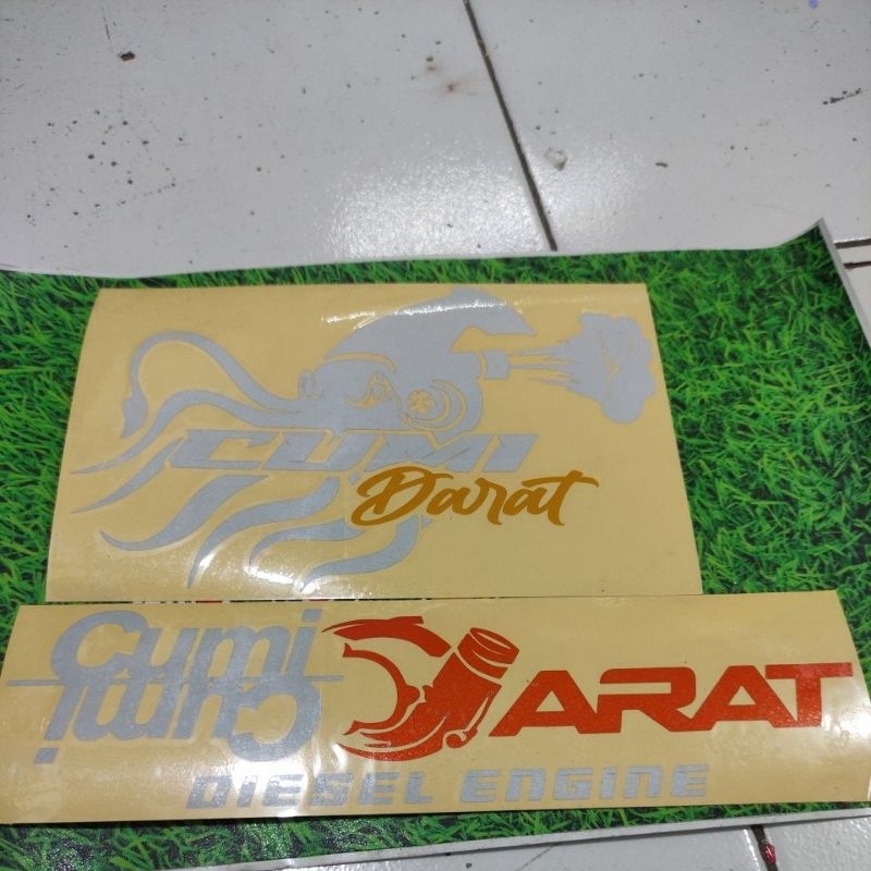 stiker cumi cumi darat stiker mobil