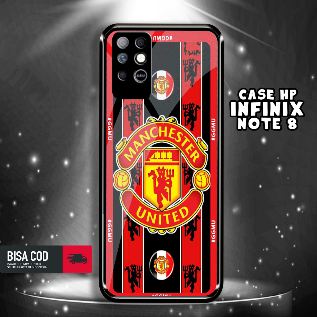Case INFINIX NOTE 8 Motif [BOLA] Casing INFINIX NOTE 8 TERBARU Hardcase Glossy Kilau 2D Case Hp INFI
