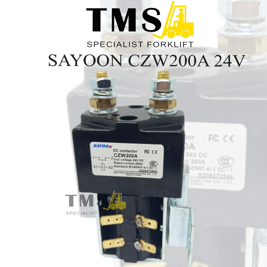 Contactor SAYOON CZW200A 24VDC 200A SW180 Not Albright Kontaktor