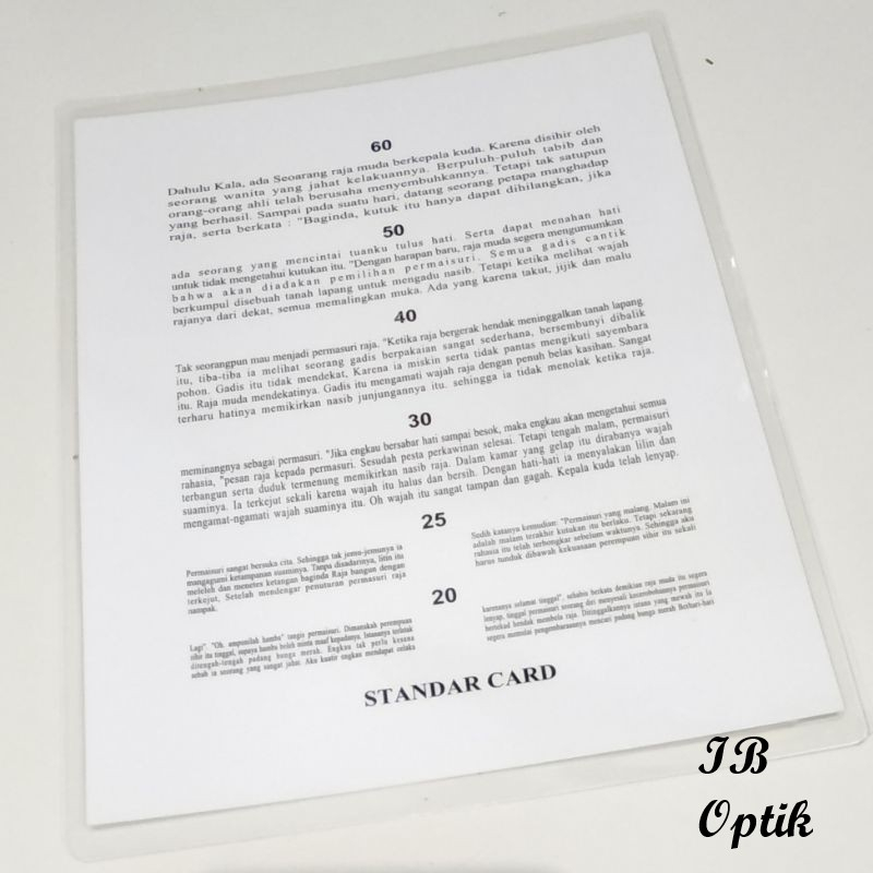 Trial Lens Set Alat Periksa Mata Full Set