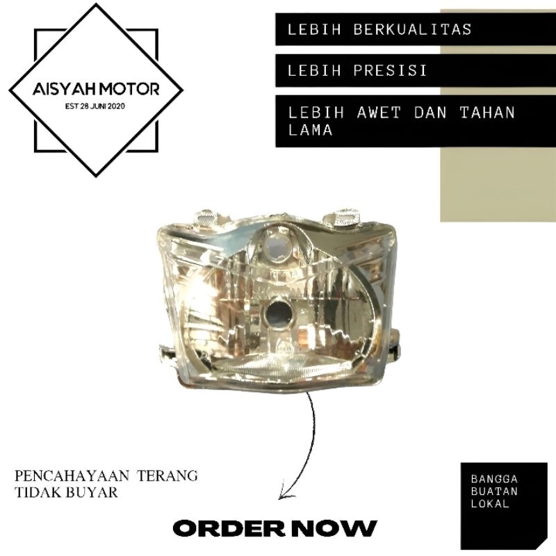 Reflektor Lampu Depan Honda Beat Karbu