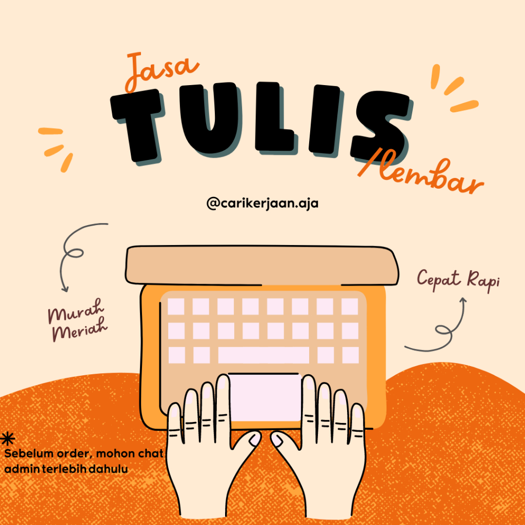 

JASA TULIS TANGAN