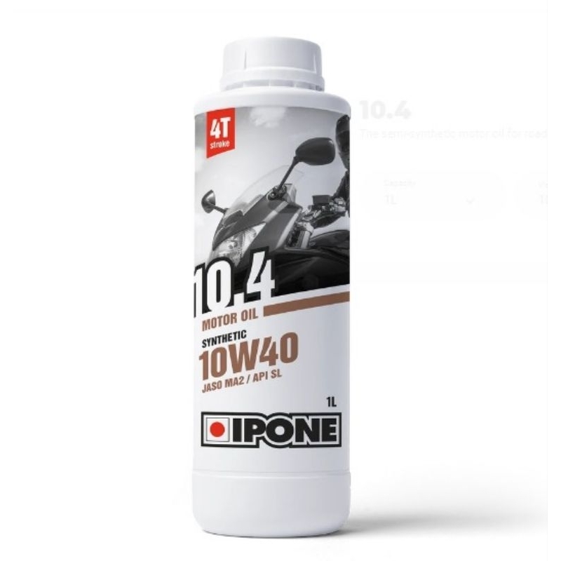 oli ipone 4 tax 1000 ml sae 10.4 jadi ma2/api sl 100% original