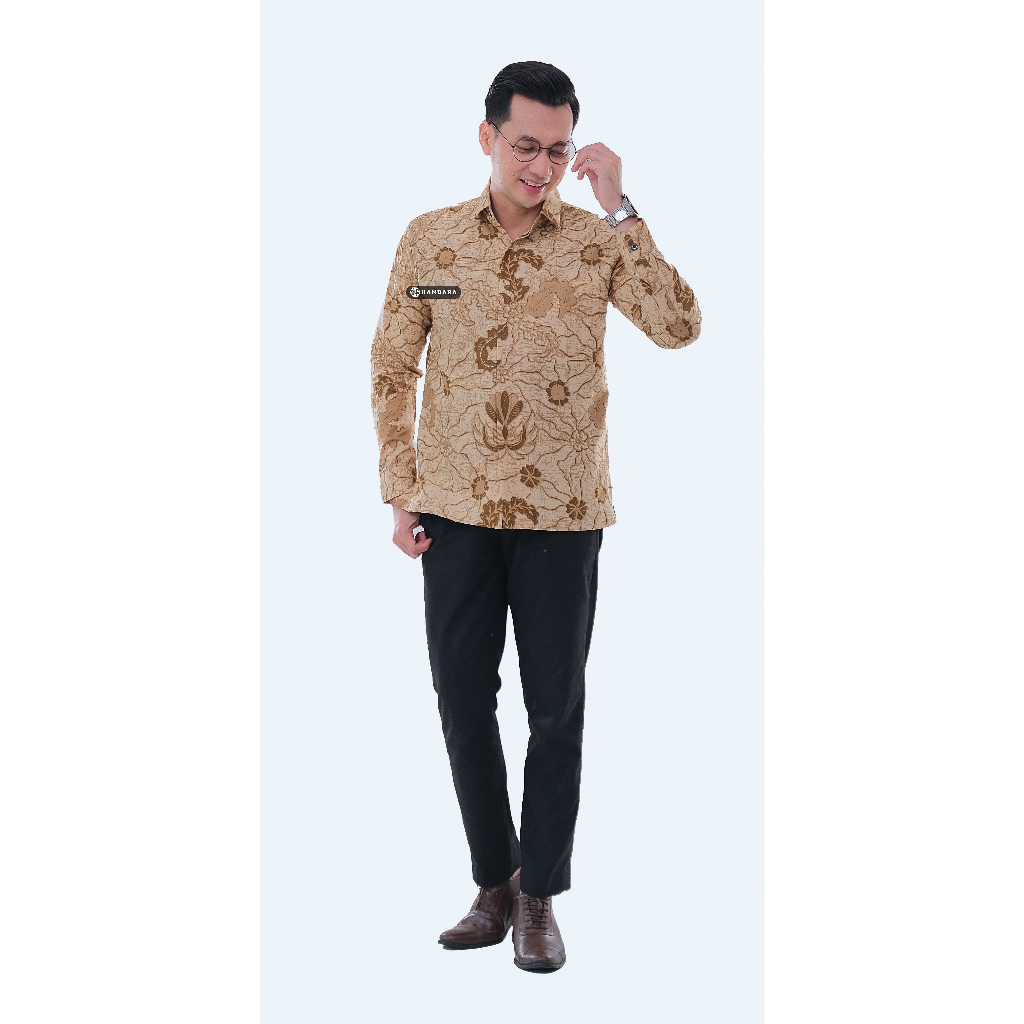 Handara Batik Pria Gurdo Crema HB-194