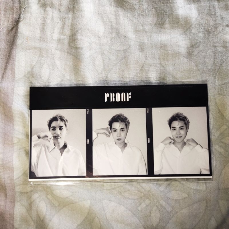 postcard jhope hoseok pob album proof triptych  bts