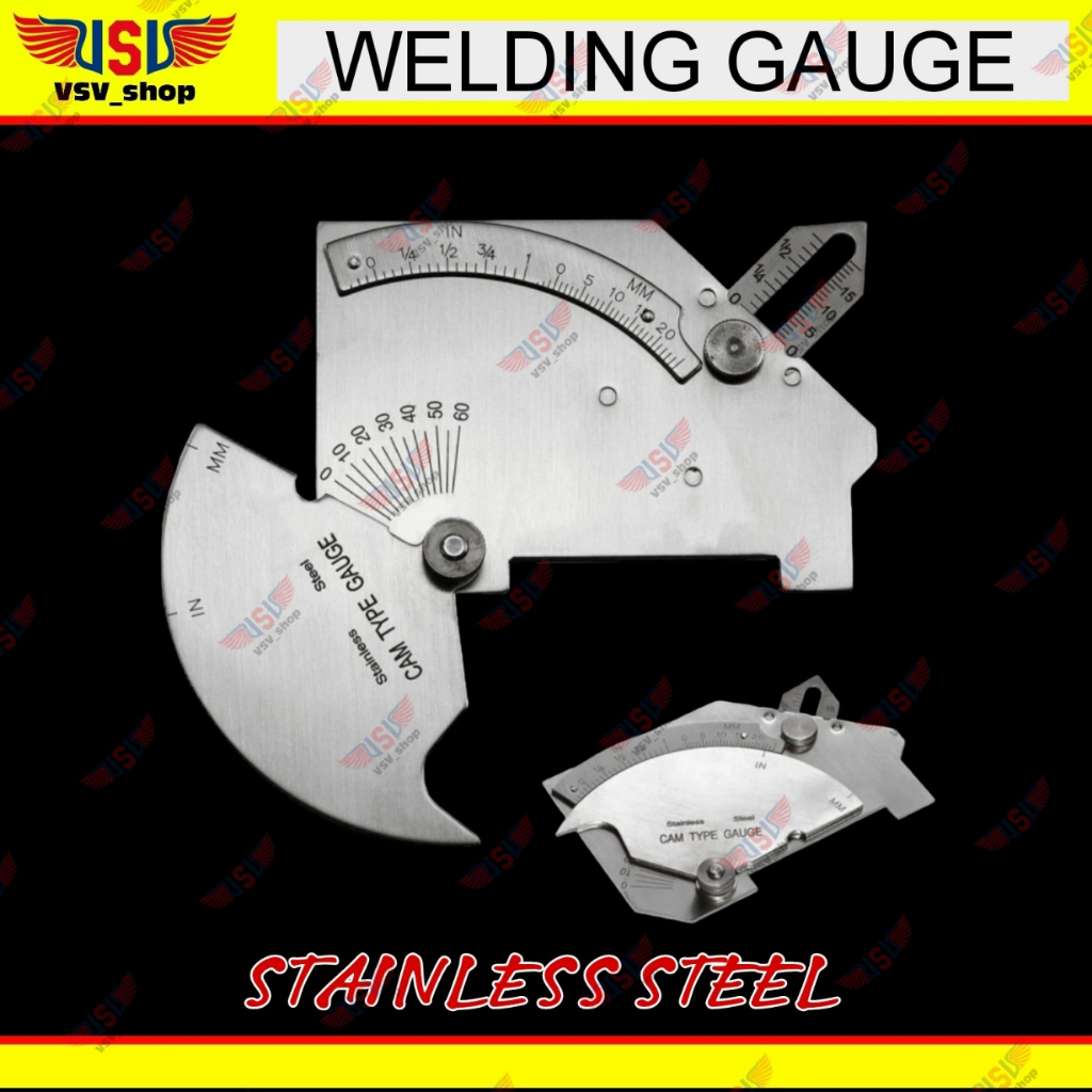 Welding Gauge MG-8 Alat ukur ketebalan las Inspection Cam Tipe Gauge