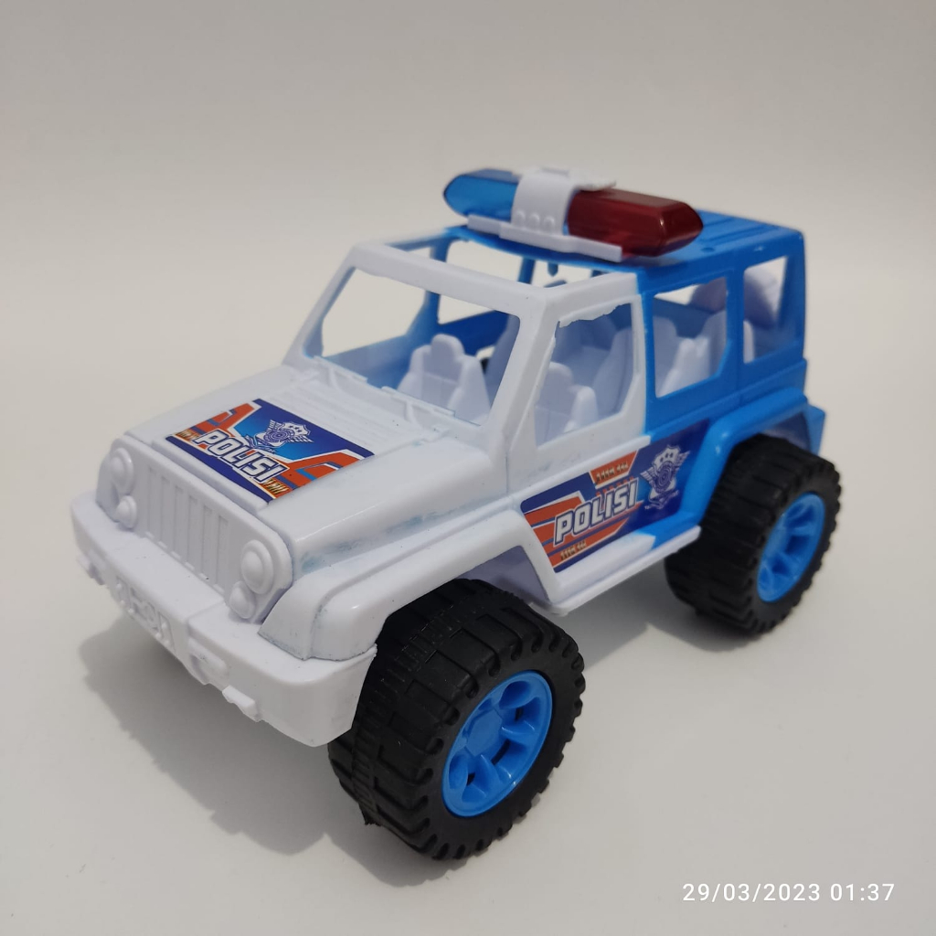 Mainan Mobil Jeep Polisi / Mobil Patroli / Polisi Patwal