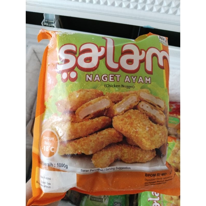 

Nugget Salam 1kg dan Nuget Salam 500g