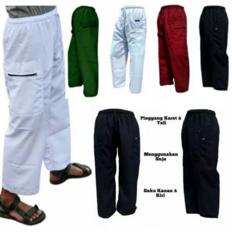 Celana sirwal panjang/ komprang dewasa/ pangsi dewasa M L XL XXL XXXL