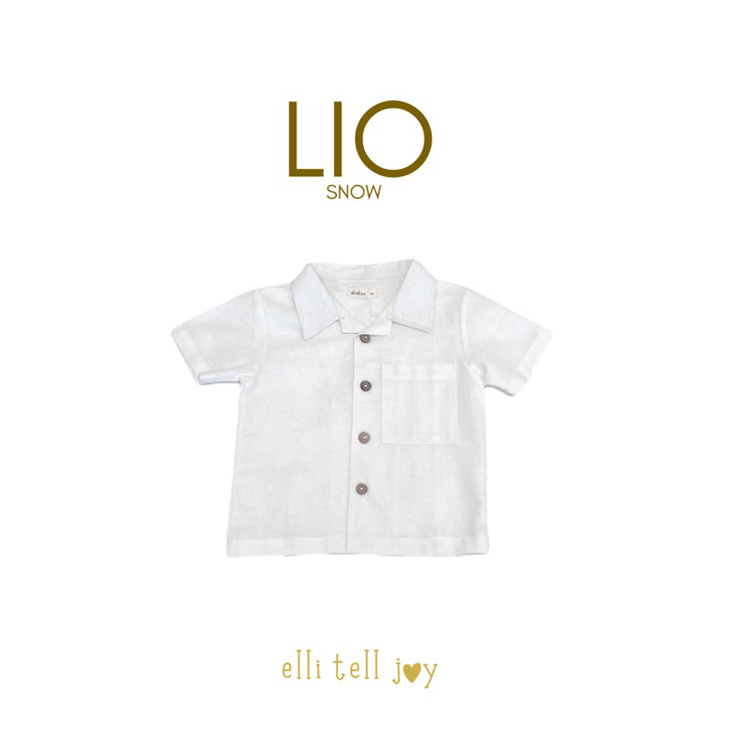 ELLITELLJOY - LIO BASIC SHIRT - Kemeja Anak Laki-Laki Usia 1 - 6 Tahun - Baju Anak Laki-Laki Baju Kemeja Anak