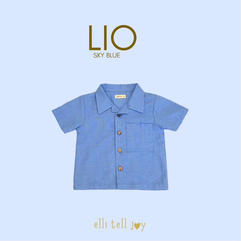 ELLITELLJOY - LIO BASIC SHIRT - Kemeja Anak Laki-Laki Usia 1 - 6 Tahun - Baju Anak Laki-Laki Baju Kemeja Anak