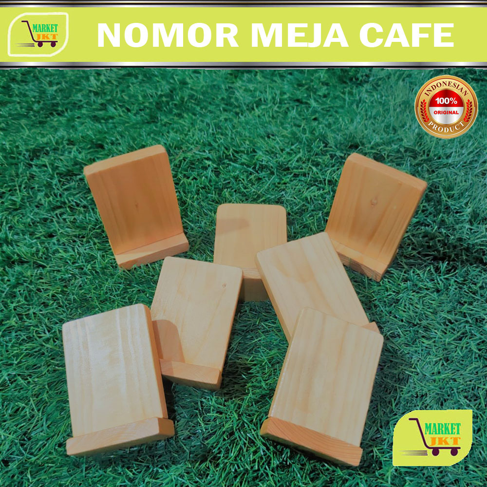 NOMOR MEJA - NOMOR MEJA CAFE - RESTO - KAYU - ELEGAN