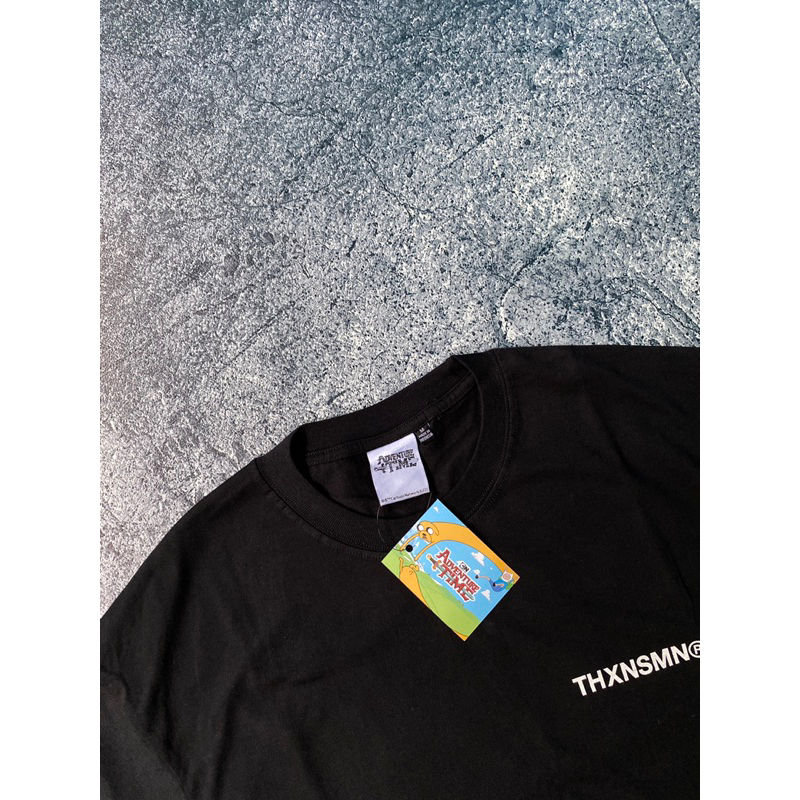 Tshirt Adventure Time™ x Thanksinsomnia®️ "Logo" Black Unisex