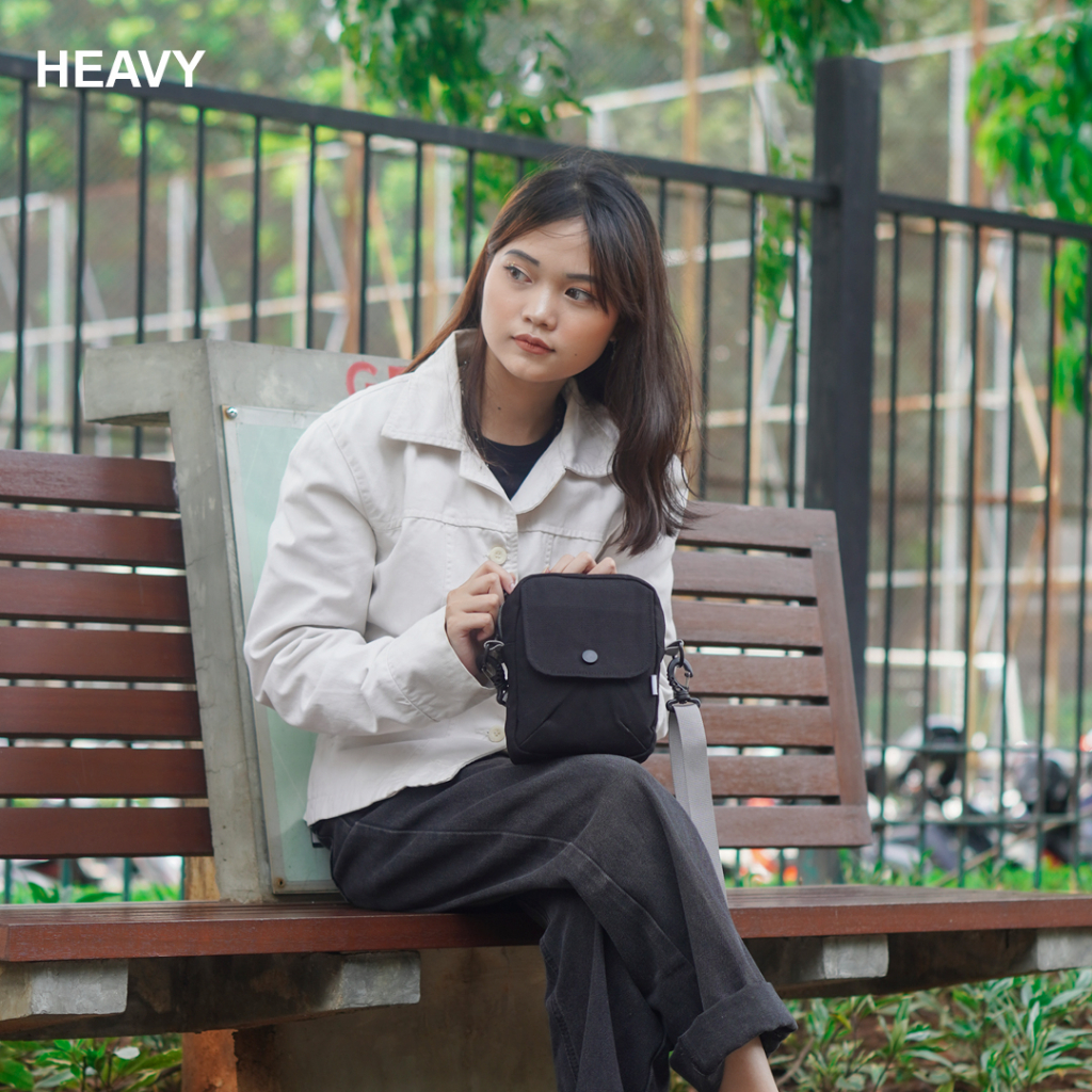 Tas Heavy | Ramsmax Pouch Bag Kanvas Heavy | Tas Selempang Pria Sling Bag Premium Distro