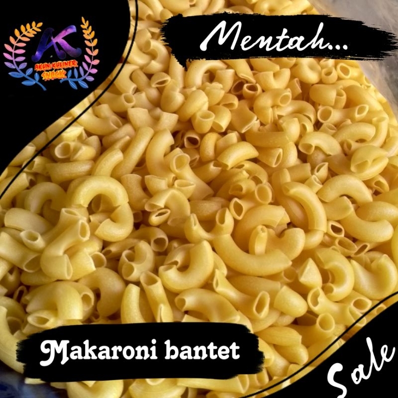 

Makaroni Bantet MENTAH 1KG