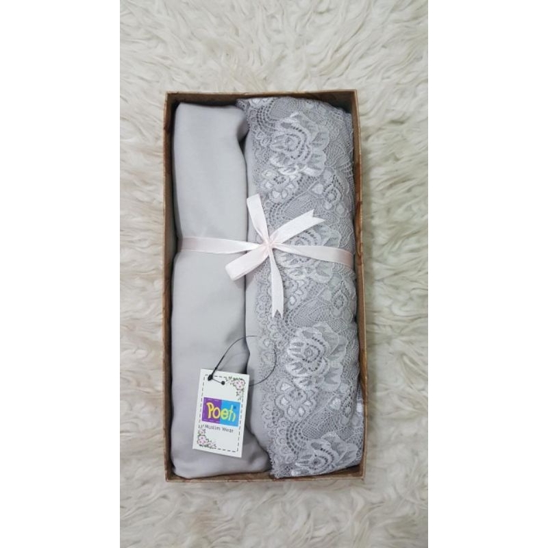 Mukena polos premium poeti. Bahan zara.silk premium. Super soft