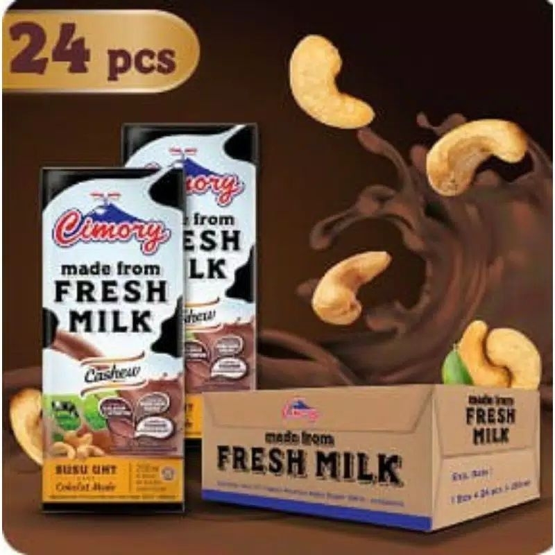 

1 DUS ISI 24 CIMORY SUSU UHT RASA CASHEW / KACANG MEDE