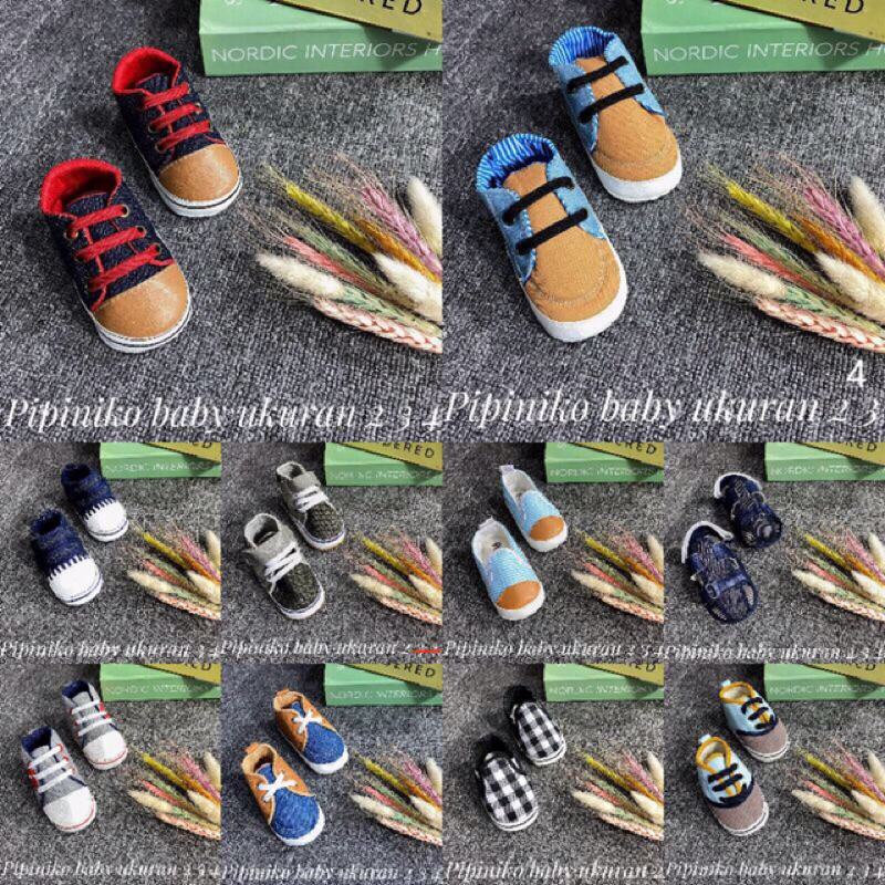 sepatu anak bayi laki pipiniko
