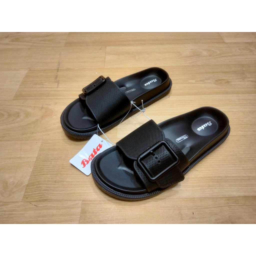 Sandal Selop Wanita Bata Pata Pata Sandal Slide Wanita Bahan Karet Awet Dan Nyaman Warna Merah Muda 