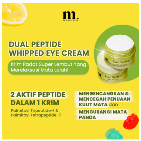 Moko Moko Dual Peptide Whipped Eye Cream 25gr