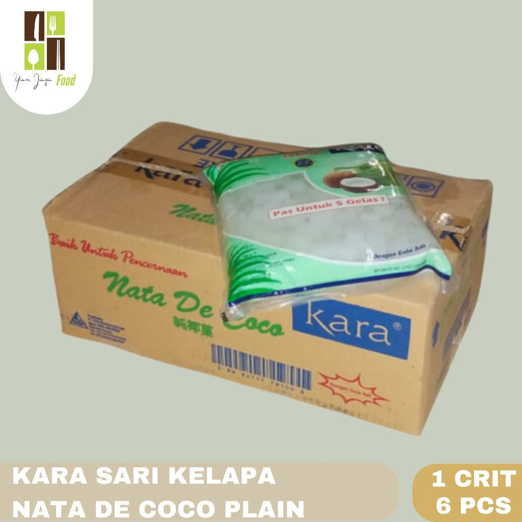 Nata De Coco Kara Sari Kelapa Plain 1000g 1 Carton