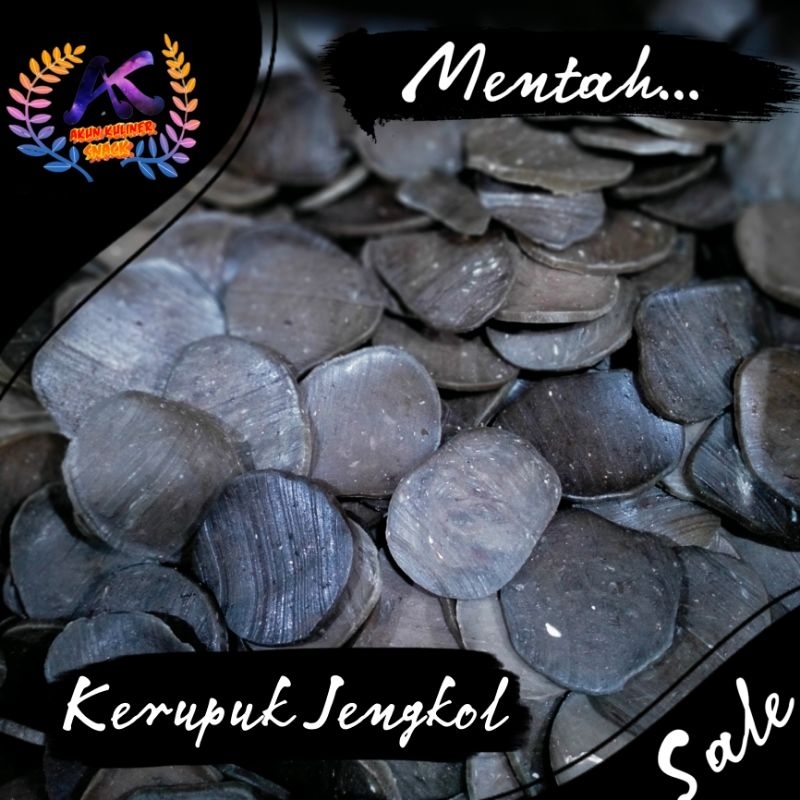 

kerupuk jengkol Coin Hitam Mentah