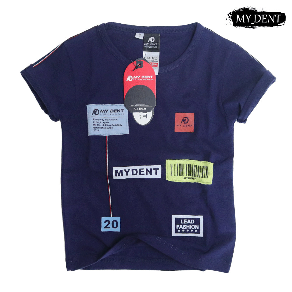 Baju Anak Laki Laki Distro Bordir Mydent Umur 1-17 Tahun Bahan Cotton 30S