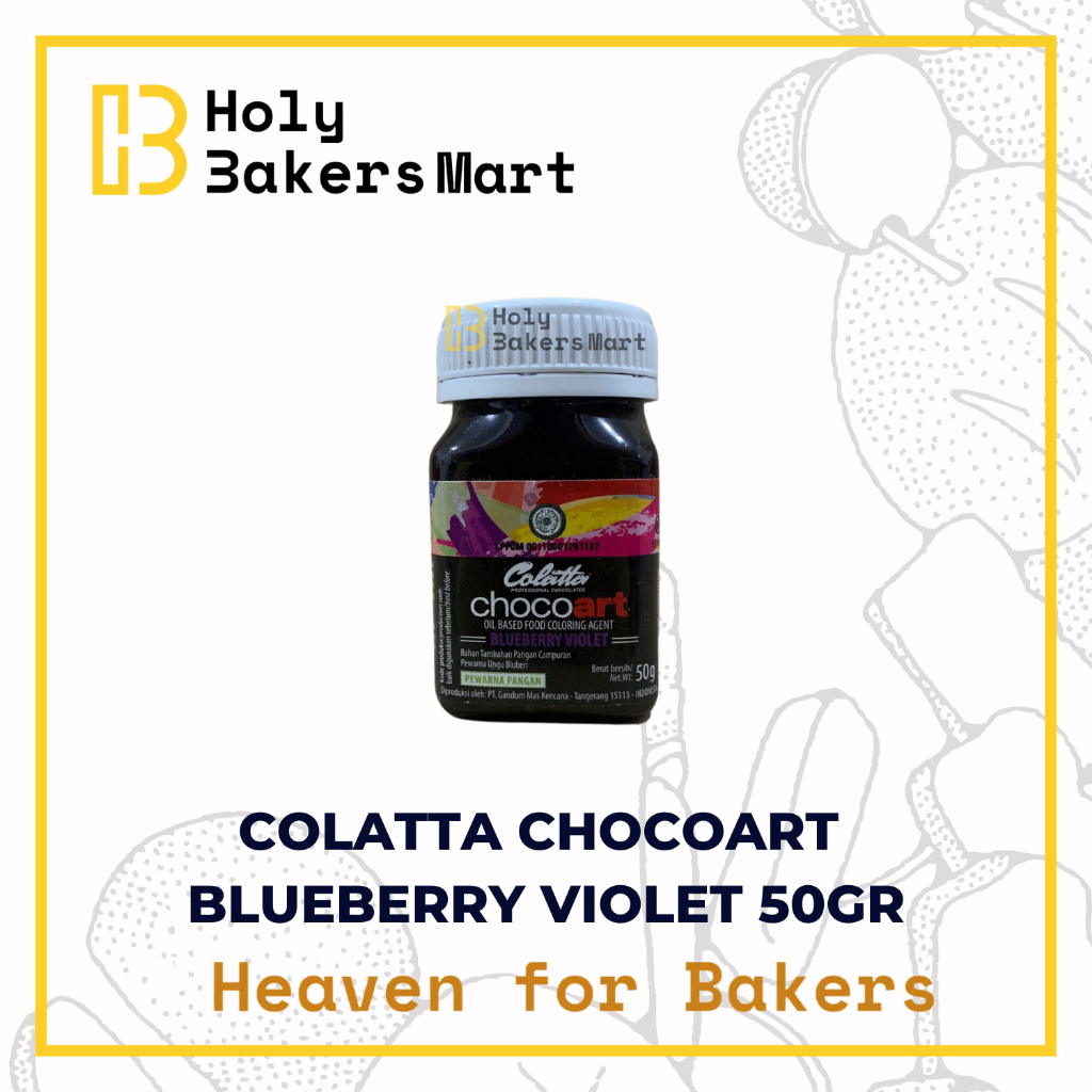 

COLATTA CHOCOART BLUEBERRY VIOLET 50GR / PEWARNA MAKANAN / CHOCOART