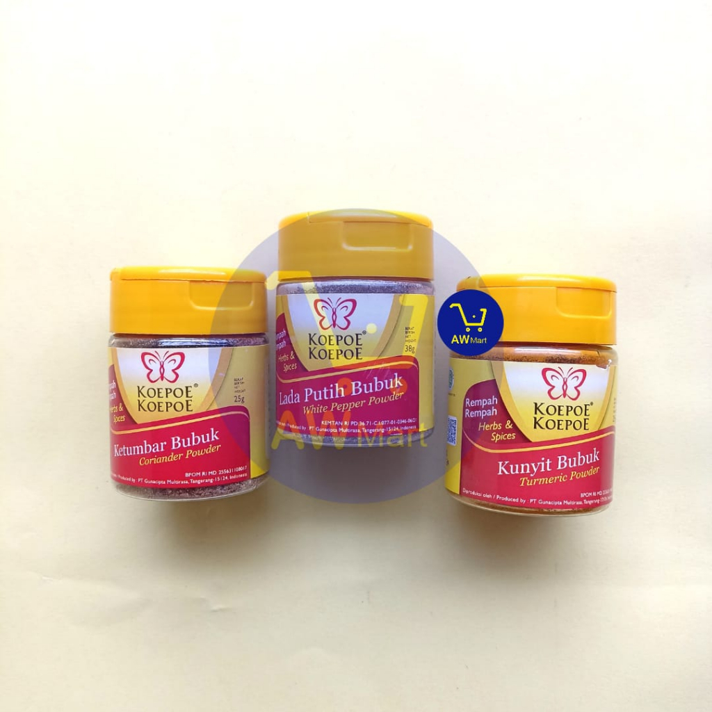 KOEPOE BUMBU BUBUK 23/38 GRAM - BUMBU REMPAH LADA PUTIH BUMBU REMPAH NGO HIANG - KUPU-KUPU - KOEPOE KOEPOE