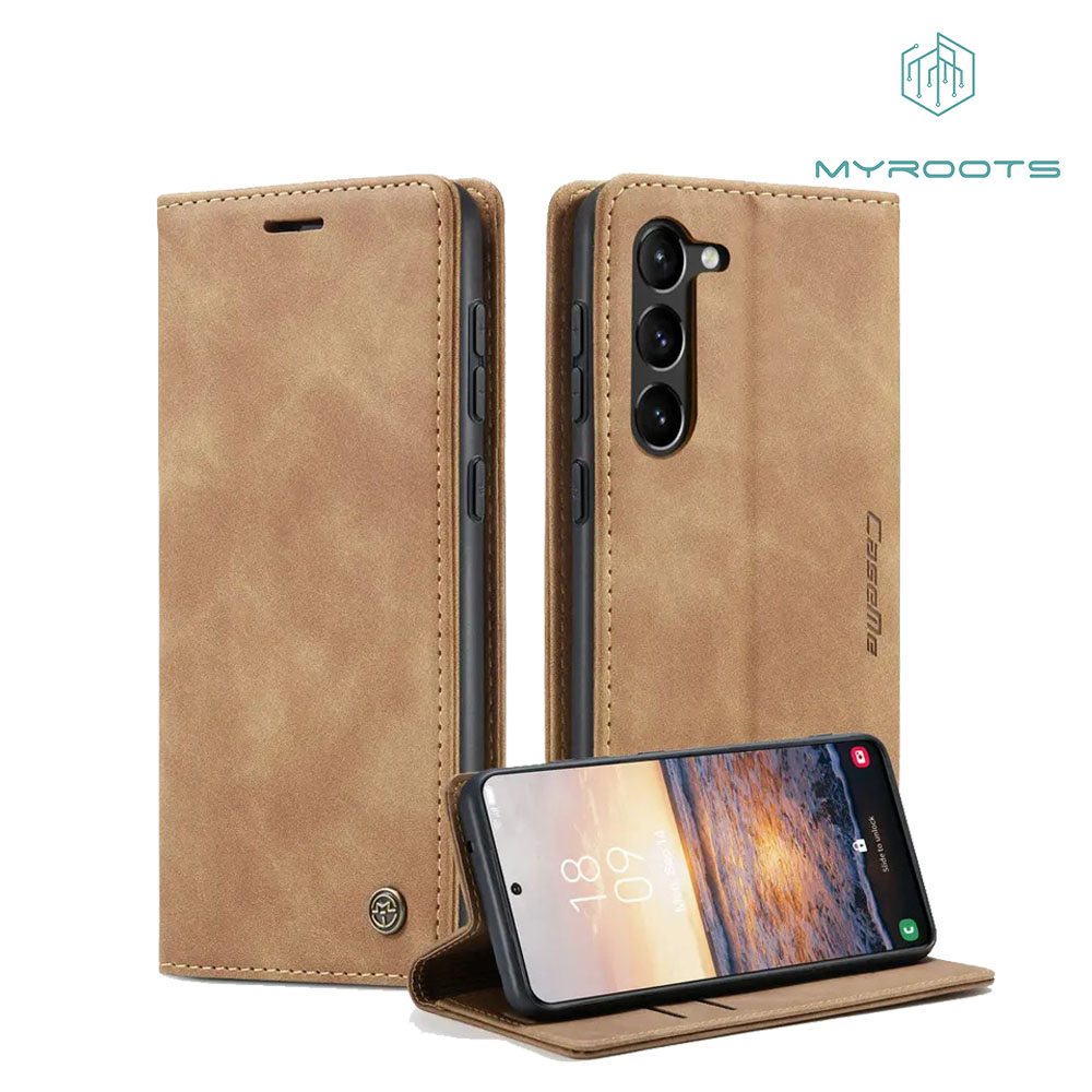 MR - Caseme Samsung A54 A34 A24 A14 - M14 4g 5g Leather Flip Wallet Case Dompet Magnetic Cover Stand