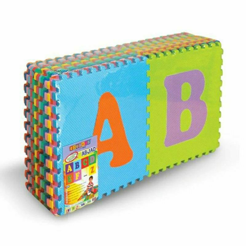 Mainan Anak EDUMAT KARPET LANTAI HURUF SINGLE ( 26 lembar )