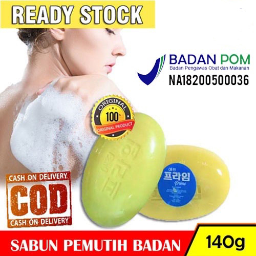 Sabun Korea Original 100% BPOM -Sabun Muka Glowing dan Pemutih Wajah Badan