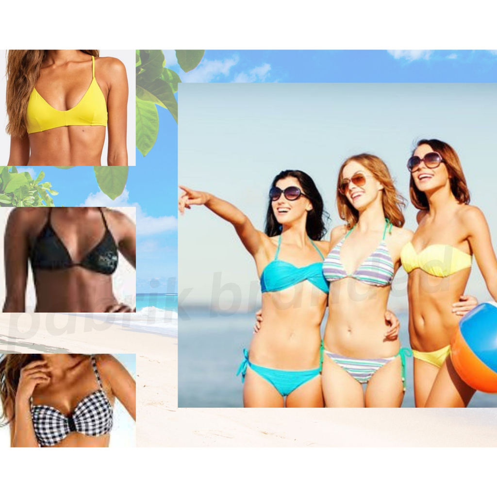 pabrik branded swimwear bikini top bottom baju celana rok renang wanita girl perempuan atasan sexy s
