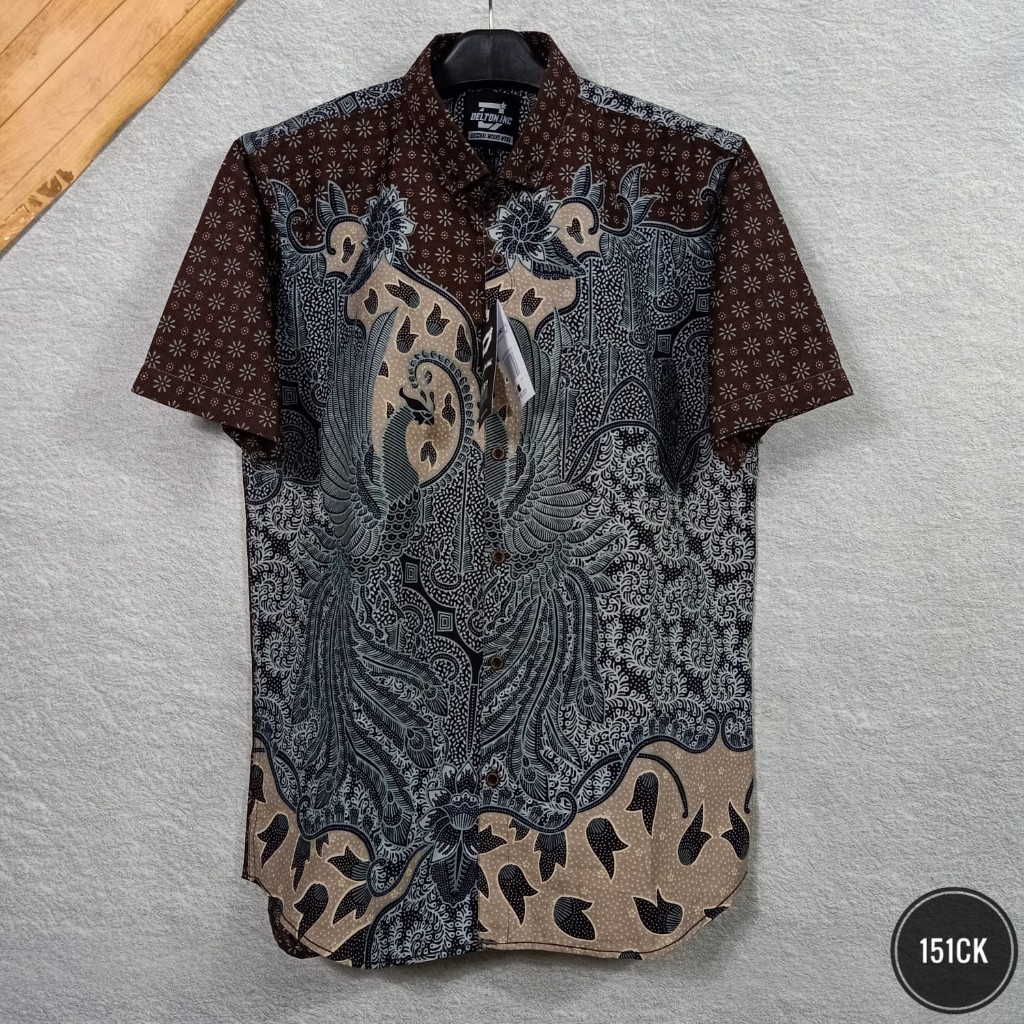 Kemeja Pria Lengan Pendek Model Slimfit - Kemeja Kasual Pria (99CK)