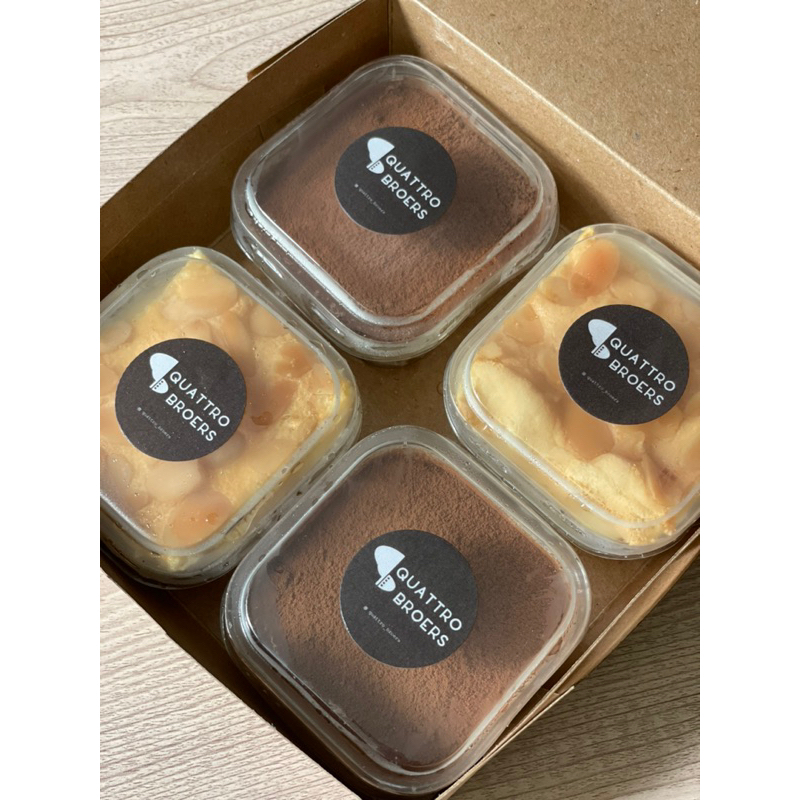 

Budapest dan Tiramisu cup uk. 7.5 x 7.5 cm, 1 pack isi 4 pcs