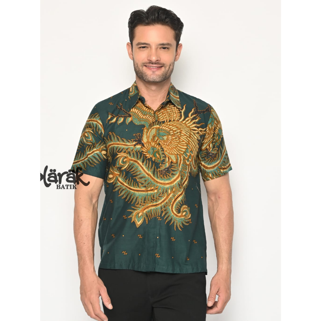 BATIK PRIA LENGAN PENDEK MEREK BLARAK