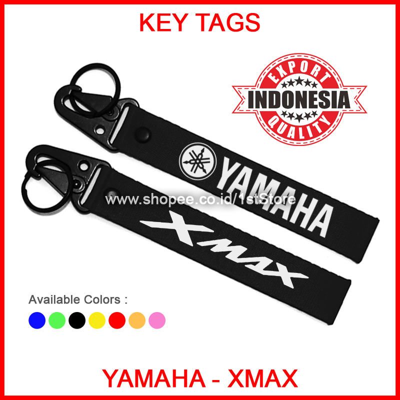 GANTUNGAN KUNCI YAMAHA XMAX PREMIUM KEYCHAIN LOGO SEPEDA MOTOR KEY CHAIN KEYLESS BAG TAG STRAP LANYA