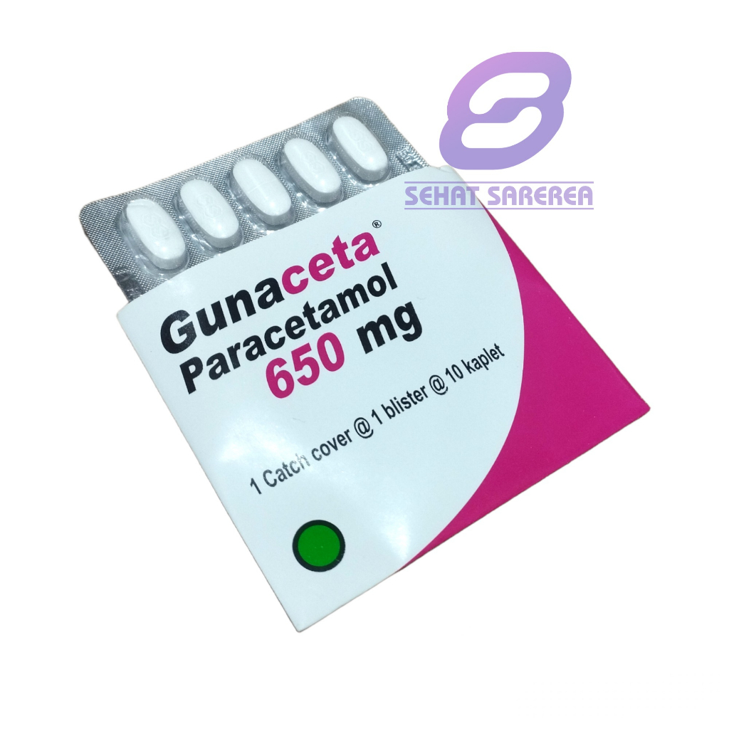 Gunaceta Paracetamol 650 mg Meringankan rasa sakit Gunaceta Paracetamol 650 mg Meringankan rasa saki