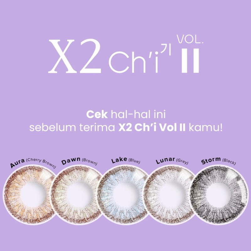 Softlens X2 CHI VOL II 14,2 MM Normal Minus Natural Look / Soflen X2 CHI Vol 2 / Soflen Premium X2 CH'I Vol II / Softlens CH'I Vol II