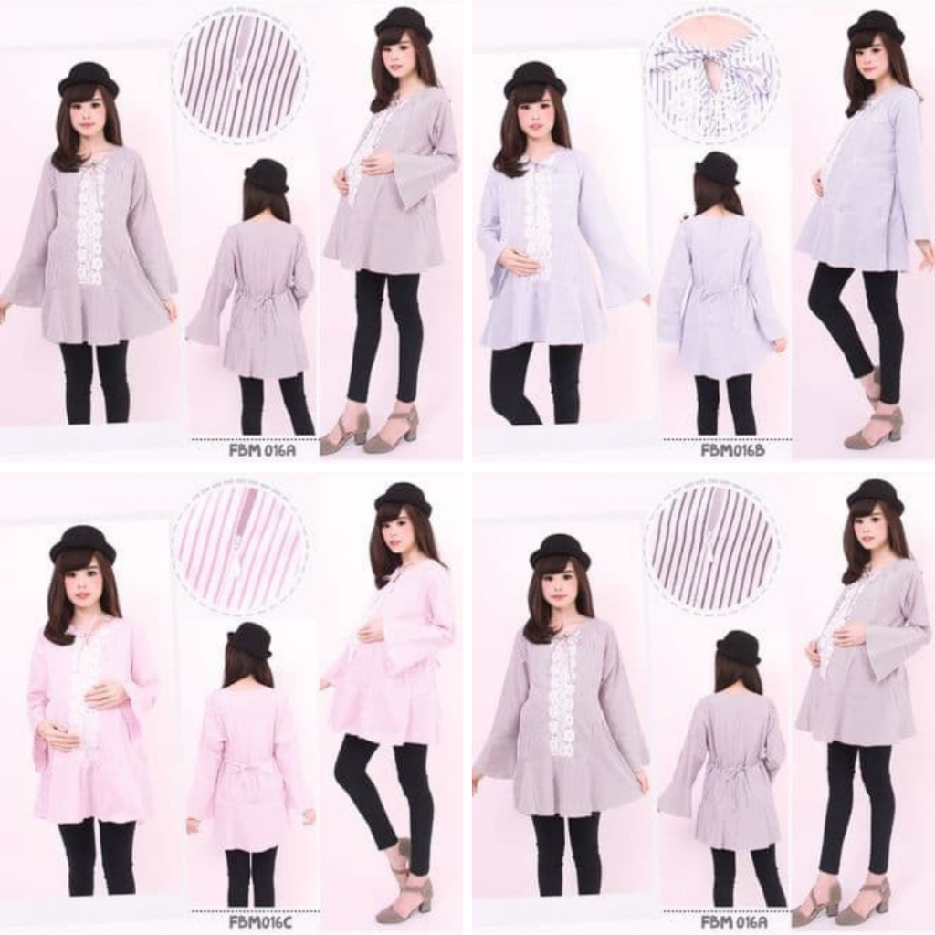Baju Hamil Kerja/Kemeja Kerja Ibu Hamil dan Menyusui